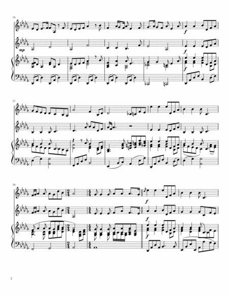 All I Ask Of You Phantom Of The Opera String Piano Trio Page 2