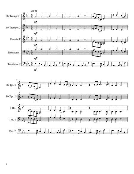 All I Have To Do Is Dream For Brass Quartet Optional Horn Page 2