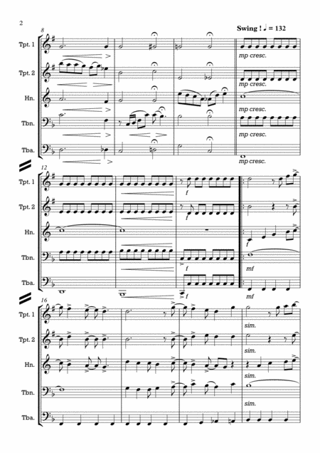 All I Want For Christmas Is You Brass Quintet Page 2