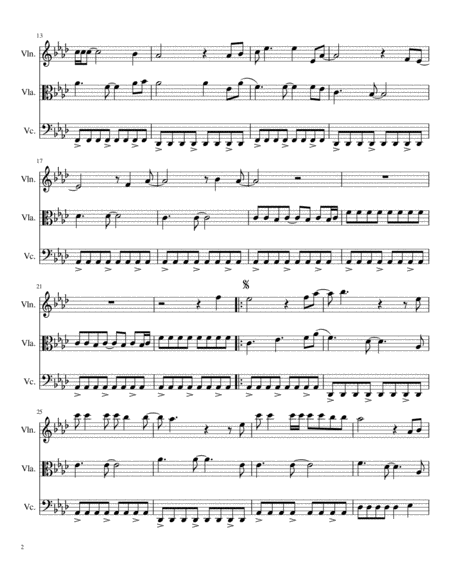 All I Want Is You Violin Viola Cello Page 2