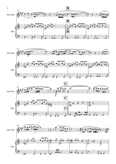 All In Love Is Fair Solo For Alto Sax Piano In C Major Page 2