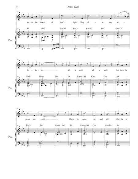 All Is Well Unison Choir Page 2
