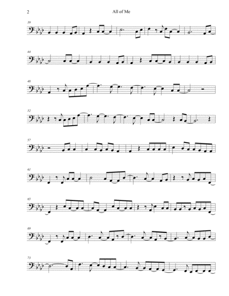 All Of Me Cello Page 2