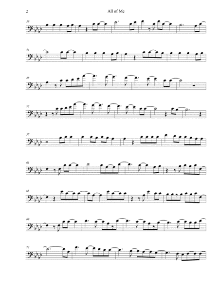 All Of Me Trombone Page 2