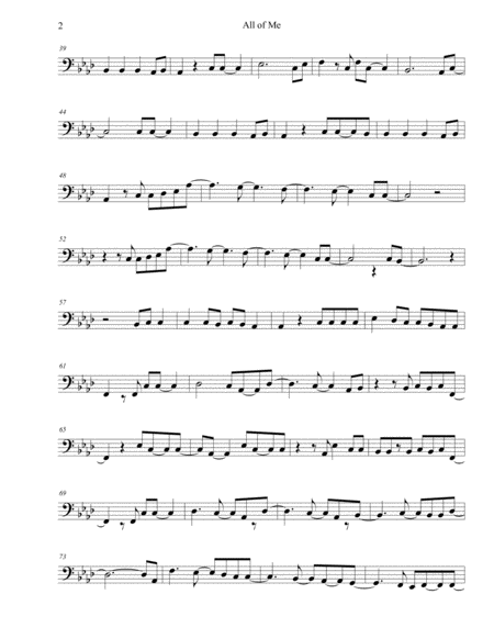 All Of Me Tuba Page 2