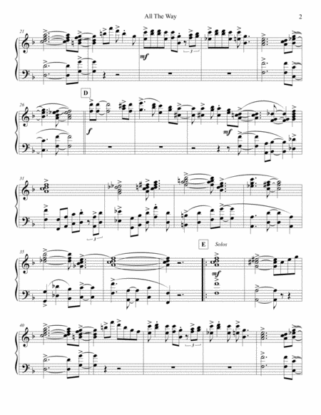 All The Way Electric Piano Page 2