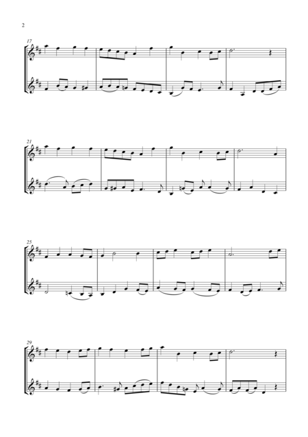 All Things Bright And Beautiful For Violin Duet Suitable For Grades 1 5 Page 2