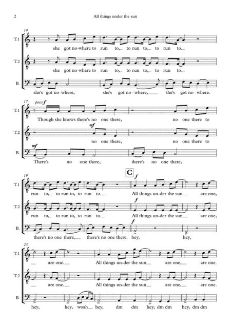 All Things Under The Sun Ttb Choir A Cappella Page 2