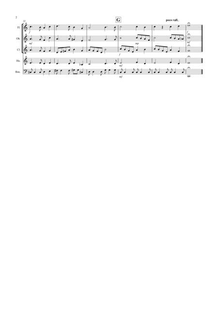 All Through The Night For Wind Quintet Page 2