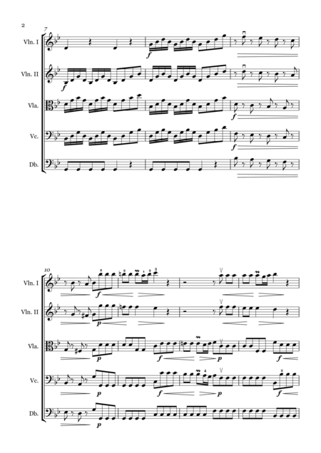 Allegro From Concerto For Two Cellos In G Minor Rv 531 Page 2