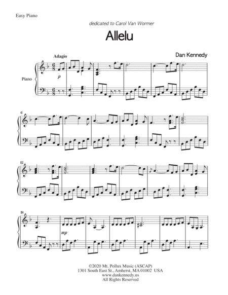 Allelu Easy Piano Page 2