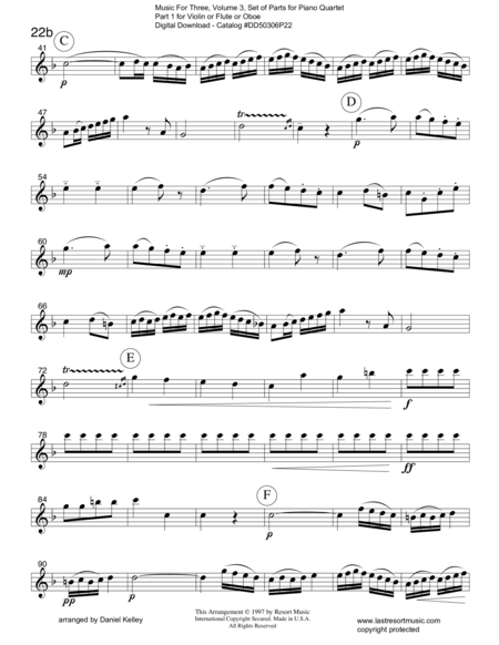 Alleluia From Exsultate Jubilate K 165 For Piano Quartet Page 2