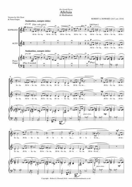 Alleluia Sa Version Page 2