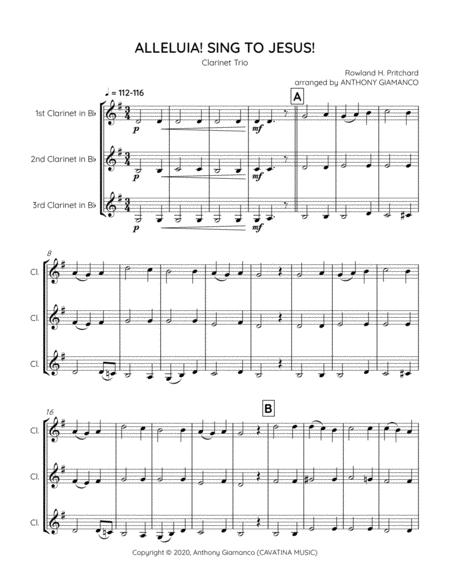 Alleluia Sing To Jesus Clarinet Trio Page 2