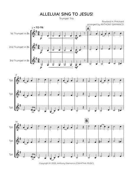 Alleluia Sing To Jesus Trumpet Trio Page 2