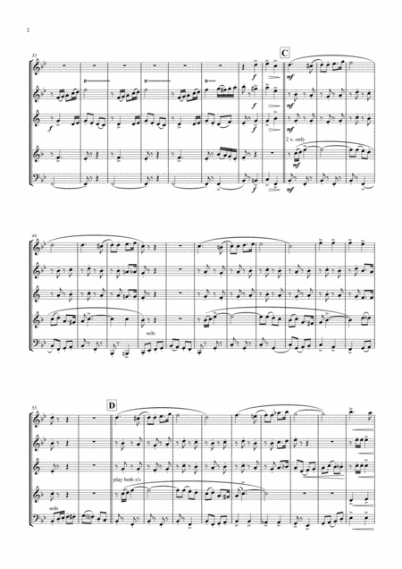 Allerbester Laune German Polka Wind Quintet Page 2