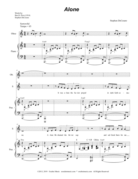 Alone For 2 Part Choir Soprano And Tenor Page 2