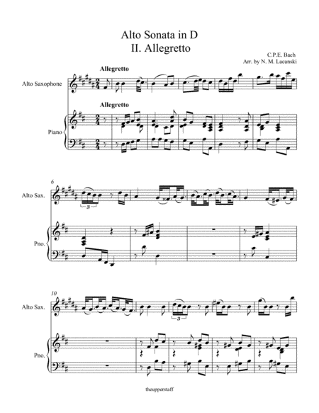 Alto Sonata In D Ii Allegretto Page 2