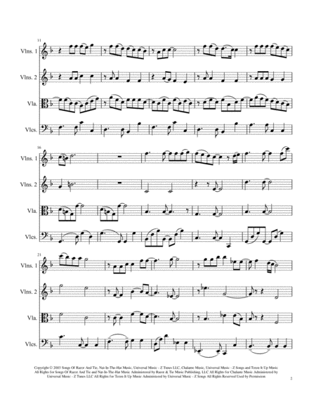 Always Be Your Baby Natalie Grant String Quartet Page 2