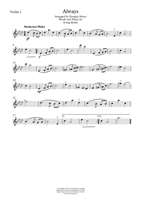 Always Medium Voice And String Quartet Page 2