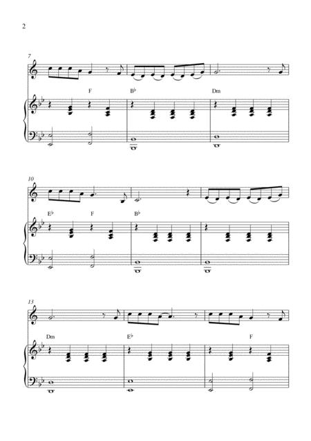 Amarantine For Bb Trumpet Solo And Piano Accompaniment Page 2