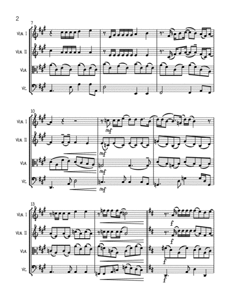 Amazed String Quartet Page 2