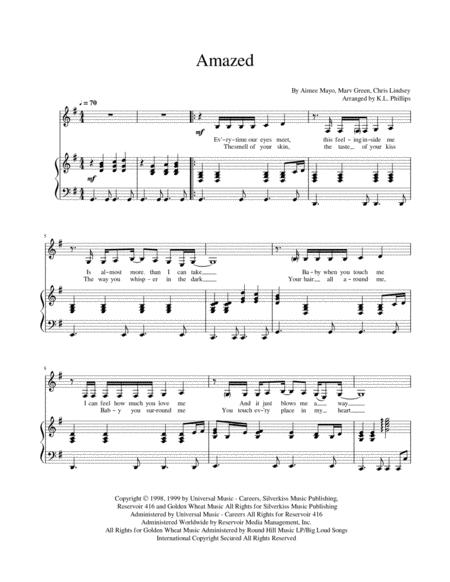 Amazed Vocal Solo With Piano Accompaniment Page 2