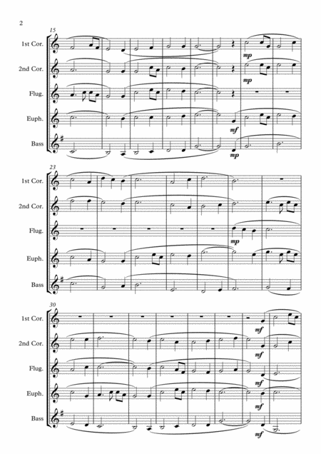 Amazing Grace Brass Quintet Page 2