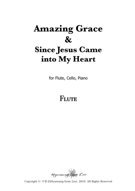 Amazing Grace For Flute Cello Piano Page 2