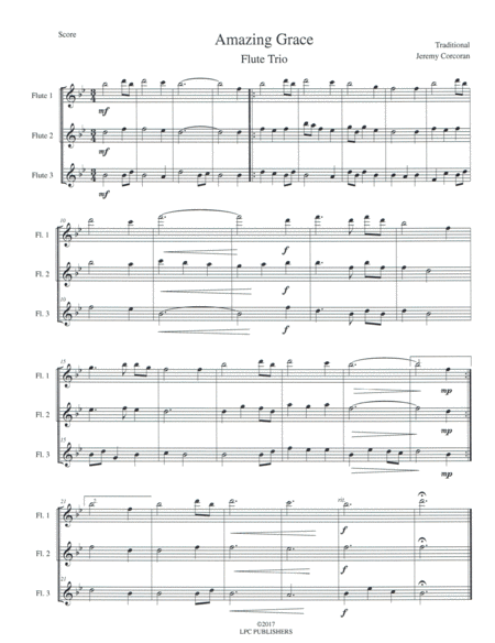 Amazing Grace For Flute Trio Page 2