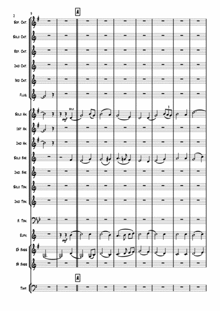 Amazing Grace Hymn Setting For Brass Band Page 2