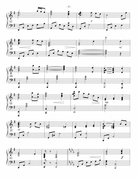 Amazing Grace Piano Page 2