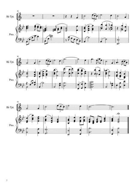 Amazing Grace Trumpet Solo Page 2