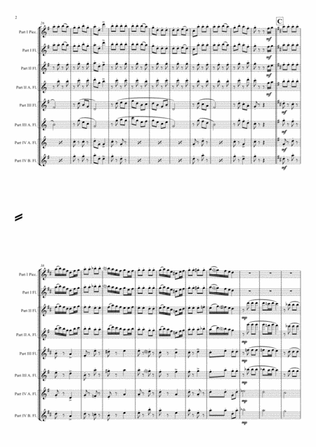 Amboss Polka German Polka Oktoberfest Flute Quartet Page 2