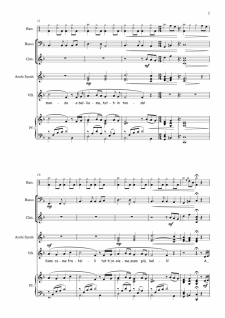 Amicizia Band Version Page 2