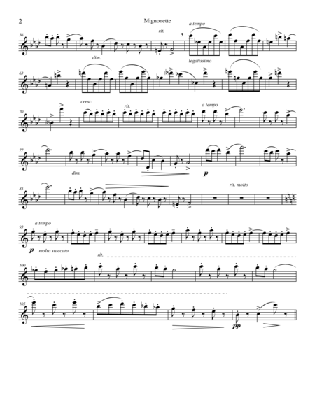 Amy Beach Mignonette Set For Flute And Piano Page 2