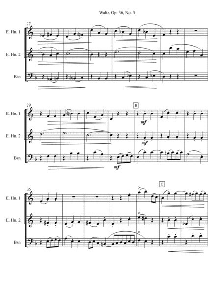 Amy Beach Waltz Set For 2 English Horns And Bassoon Trio Page 2