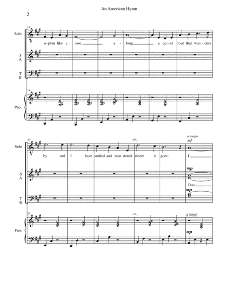 An American Hymn Page 2