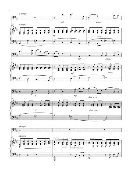An Die Musik To Music Franz Schubert Cello And Piano Page 2