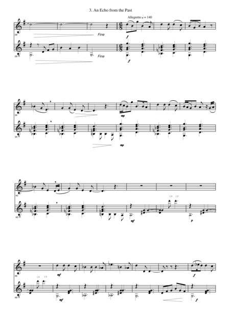 An Echo From The Past For Flute And Classical Guitar Page 2