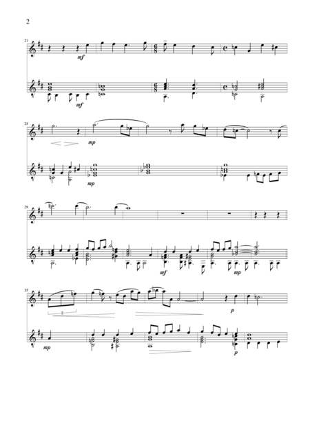 An Exmas Carol For Flute And Guitar Page 2