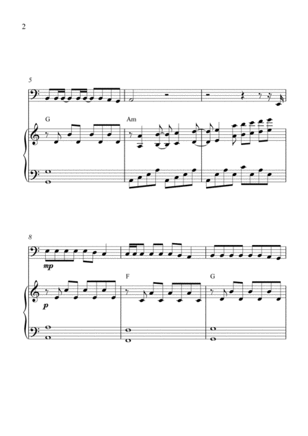 Anak Bassoon Solo And Piano Accompaniment Page 2