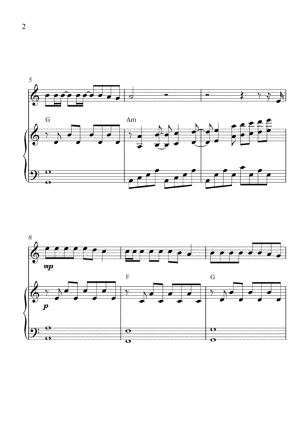 Anak Oboe Solo And Piano Accompaniment Page 2