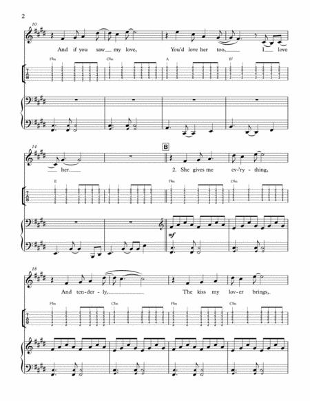 And I Love Her Voice With Piano Guitar Page 2