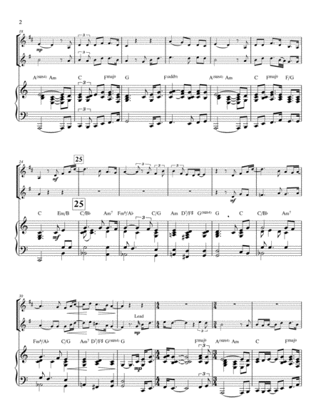 And So It Goes For Piano Trumpet And French Horn Page 2