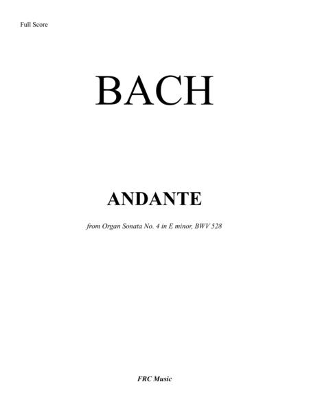 Andante From Organ Sonata No 4 In E Minor Bwv 528 For Piano Solo Page 2