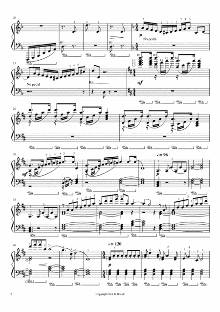 Andante In D Minor For Piano Piano Tease Page 2