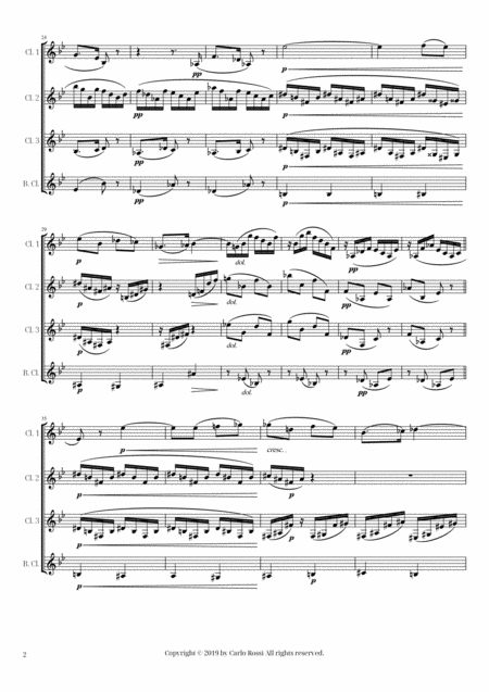 Andante Un Poco Adagio For Clarinet Quartet Page 2