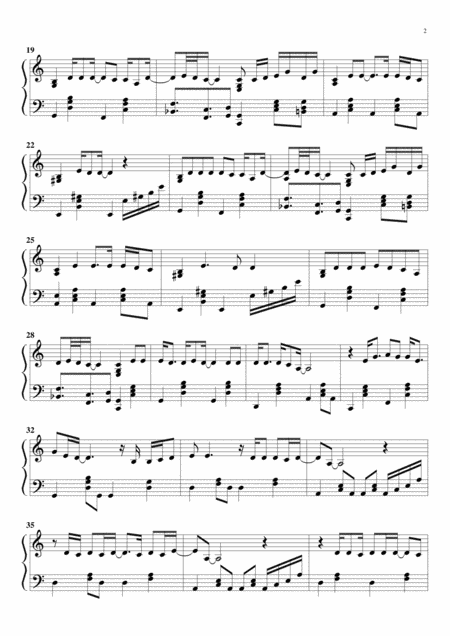 Angie Of The Rolling Stones Piano Version Arrangements Pablo Mancini Page 2