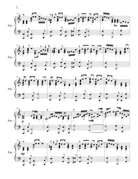 Angie Piano Solo Page 2